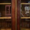 A FRENCH 18TH CENTURY ARMOIRE MAHOGANY CABINET WITH ORIGINAL GLASS DOORS - Image 6