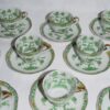 SUITE OF 10 HAVILLAND LIMOGES PORCELAIN CASHMERE GREEN COFFEE CUPS & SAUCERS - Image 9